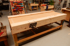 Heavy-Duty Timber Workbench